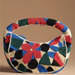 NEW! The Tate Beaded Handbag: Geo Floral Edition by Maeve